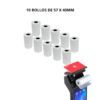 ROLLOS DE PAPEL TÉRMICO 57MM X 40MM